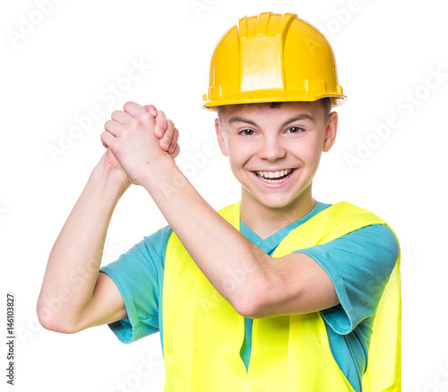 Pretty thai women Construction picture teen worker