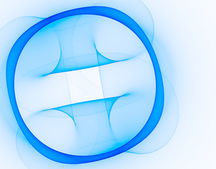 Poster - Blue tech circle
