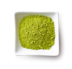 Wall Mural - Green matcha tea powder.