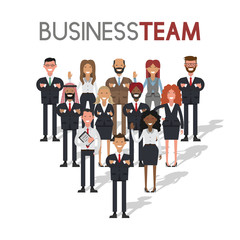 Business team flat design