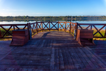 Wall Mural - Coba Lake View