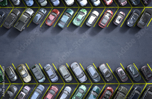 Fotografia  parking lot