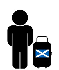 Sticker - Touriste de l'Ecosse