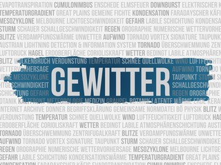 Poster - Gewitter