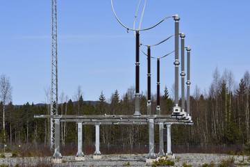  Surge arresters on a high voltage line