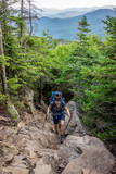 Fototapeta  - Hiking on New Hampshire's Franconia Ridge