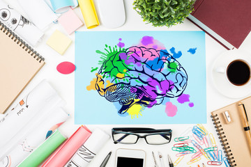 Aufkleber - Creative mind concept
