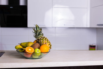 Bowl of fresh fruits