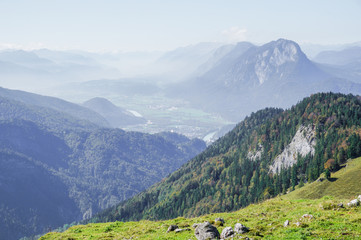 a look back on the inn river valley, the starting point of the journey