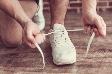  Handsome young sportsman