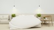 Bedroom space in home -3D Rendering
