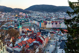 Fototapeta Uliczki - Bergen city
