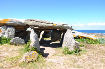 dolmen et pierre de l'ile d'yeu