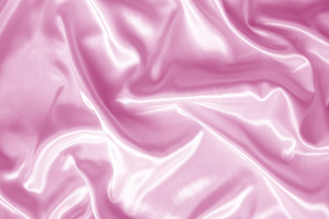 Wall Mural - Fabric background is pink waves.