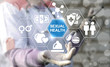 © wladimir1804 - SEXUAL HEALTH - Healthcare Concept. Doctor offers icon sex healthy text on virtual screen on background of network medical icons.