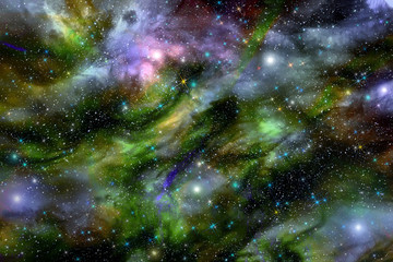 deep space star nebula background