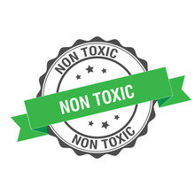 Non Toxic Stamp Illustration