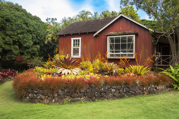 United States, Hawaii, Kauai island, Hawaiian house