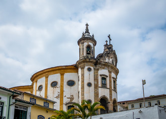 Canvas Print - Nossa Senhora do Rosário Church (Rosary of Blacks) - Ouro Preto, Minas Gerais, Brazil