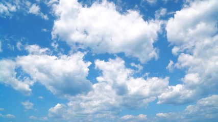 Wall Mural - timelapse of the cloudy sky