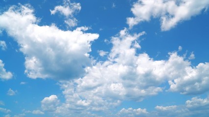 Wall Mural - timelapse of the cloudy sky