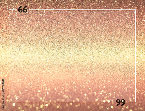 Light Pink Gold Glitter Bokeh Texture Background And Copy Space