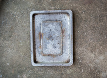 Steel Plate On The Floor