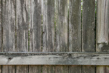 Weathered Wood Slat Fence Background