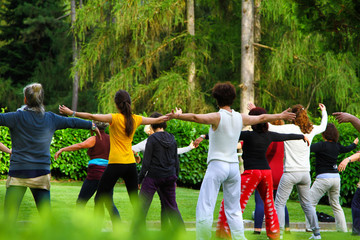 Qigong in the park