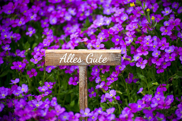 Wall Mural - Alles Gute