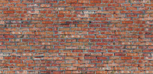 Seamless Pattern Old Red Brick Wall Texture