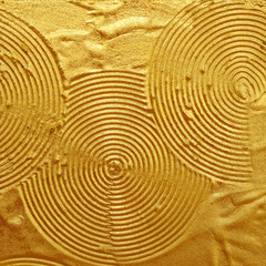 Wall Mural - Abstract gold pattern texture for Background