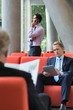 © Connect Images - Businessmen waiting in office lobby