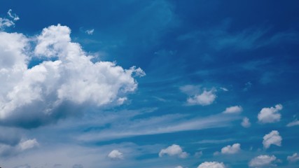 beautiful white cloud and blue sky background
