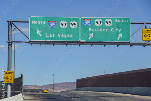 Plakat Prowadzenie towrads Las Vegas
