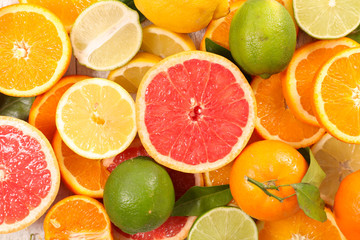 Canvas Print - assorted citrus fruit