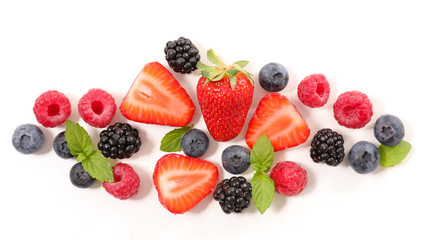 Wall Mural - assorted berry fruit