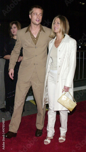 Brad Pitt And Jennifer Aniston At Premiere Of The Mexican In