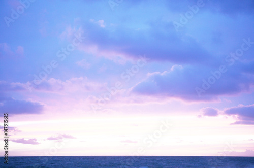 Nuvole Colorate Rosa Azzurre Sul Mare Al Tramonto Buy This Stock Photo And Explore Similar Images At Adobe Stock Adobe Stock