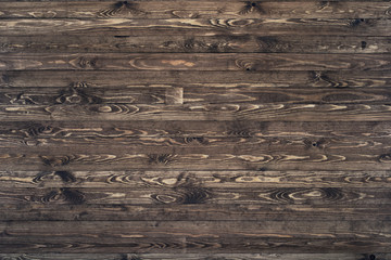 Dark wood texture background surface with old natural pattern. Grunge surface rustic wooden table top view