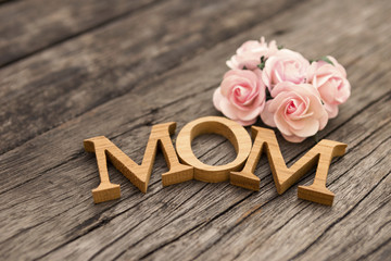 Mother's day concept, vintage tone style