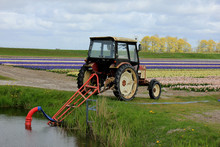 Tractor In A Field