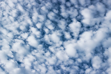 Cloud pattern and blue sky.