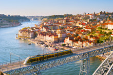 Porto Overview At Sunset, Portugal
