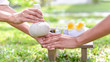 Soft and select focus spa hand massage compress balls, herbal ball and treatments spa in Thailand.