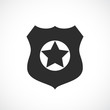 © Arcady - Policeman badge vector icon