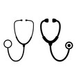 © Arcady - Stethoscope vector icon set