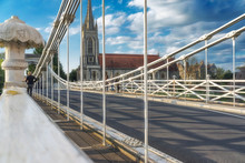 Marlow Suspension Bridge, Built By William Tierney Clark In The Mid-19th Century Was Seen As A Prototype For The Much Larger Budapest Chain Bridge, Also Built By Tierney-Clark.