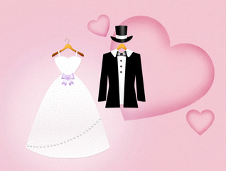 Poster - Wedding clothes