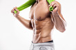 © _italo_ - Strong Athletic Man  showing big biceps and abdominal muscles